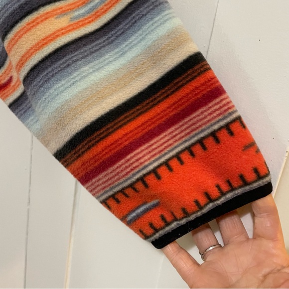 Cinch Aztec Multicolor Fleece with Button-Up Collar size xl - Picture 7 of 8